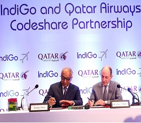 Qatar Airways and IndiGo sign codeshare agreement