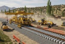 Construction Progress by Afghanistan in Herat–Khawf Railway Herat Khawf Railway
