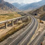 China-Kyrgyzstan-Uzbekistan-Railway-Development