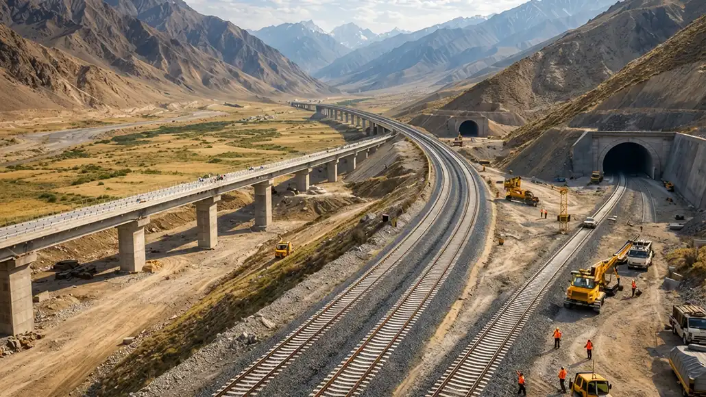 China Kyrgyzstan Uzbekistan Railway Development