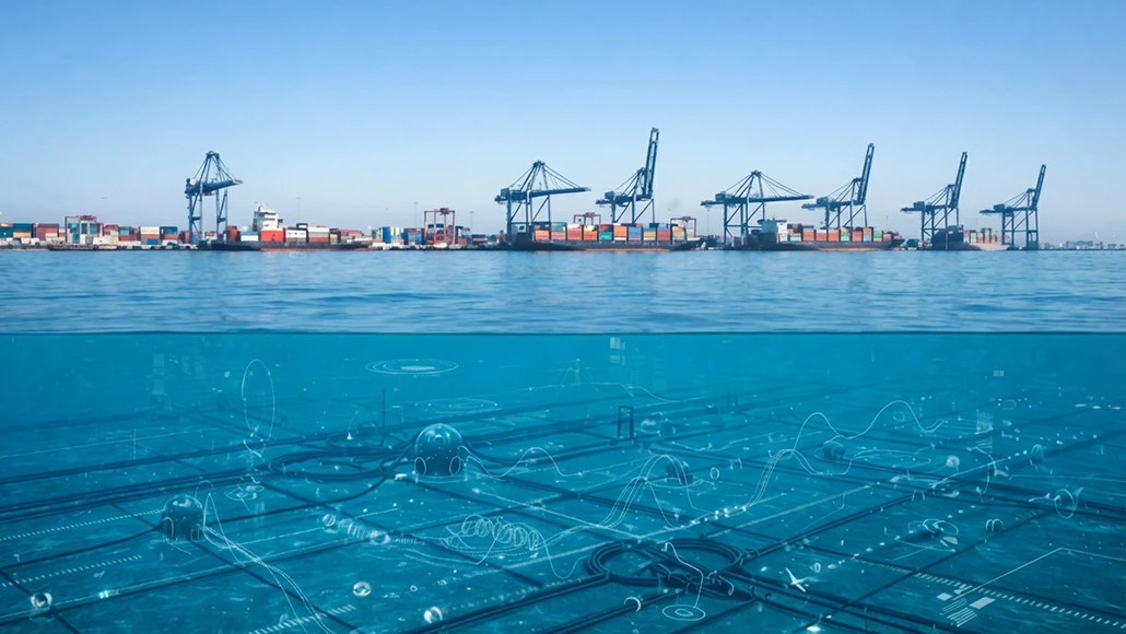 Internet of Underwater Things in Port Infrastructure