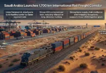 Saudi Arabia Launches Rail Freight Corridor Linking Jordan Rail Freight Corridor