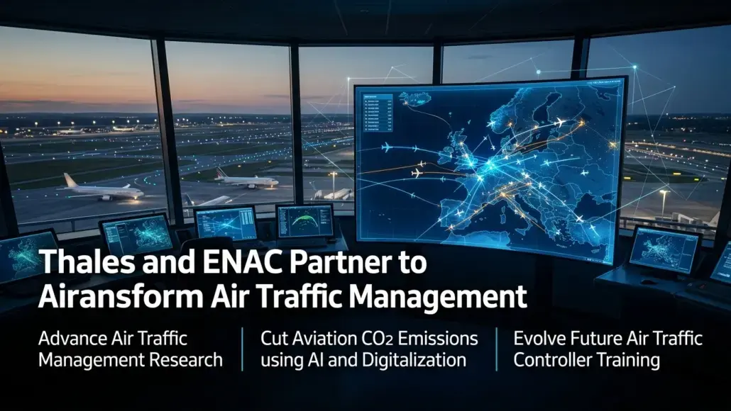 Thales and ENAC to Jointly Transform Air Traffic Management