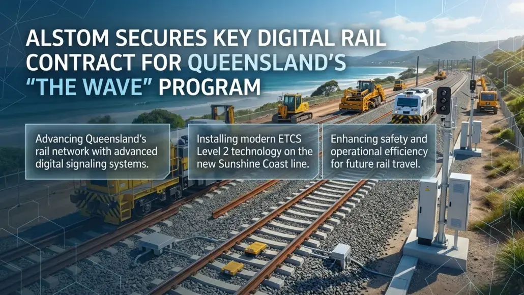 Alstom Tapped for ETCS Contract on Queensland's Wave Project
