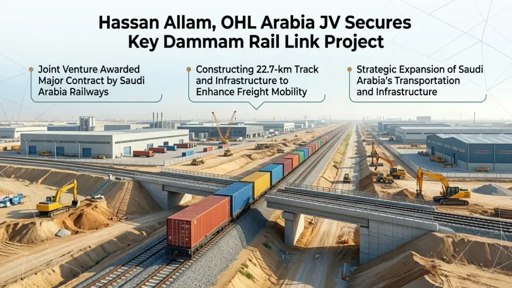 SAR Awards Dammam 2nd Industrial City Rail Link Project Deal