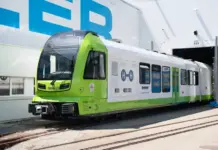 Stadler, ARST Unveil Narrow-gauge Hydrogen Train in Sardinia narrow gauge hydrogen train