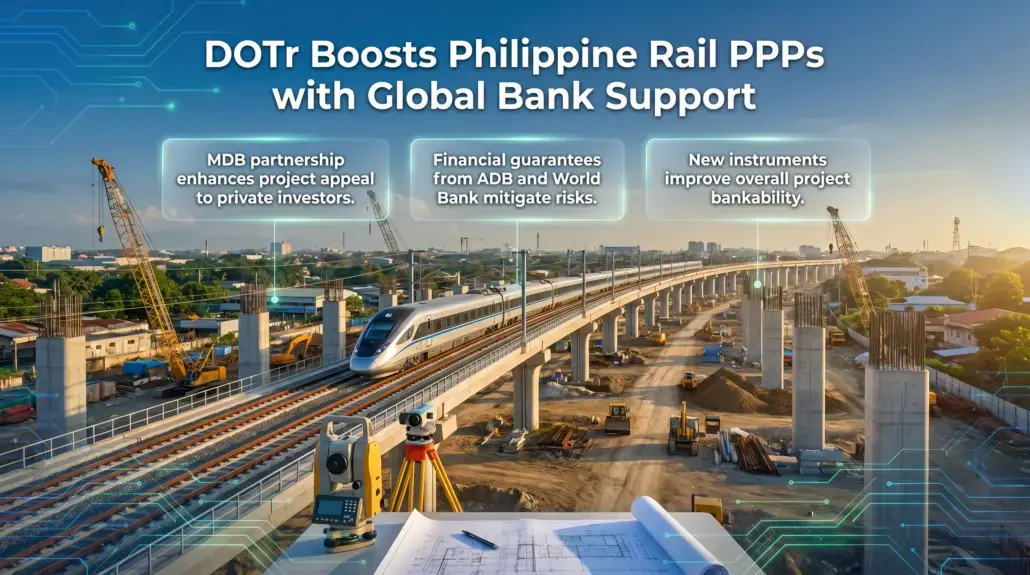 DOTr Secures MDB Support to Boost Investor Confidence in Philippine Rail PPPs