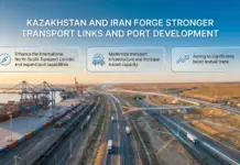 Kazakhstan, Iran Pledge to Boost Transport Corridor, Ports Transport corridor