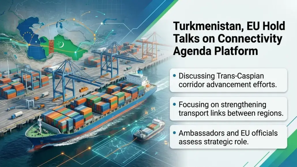 Turkmenistan, EU Hold Talks on Connectivity Agenda Platform
