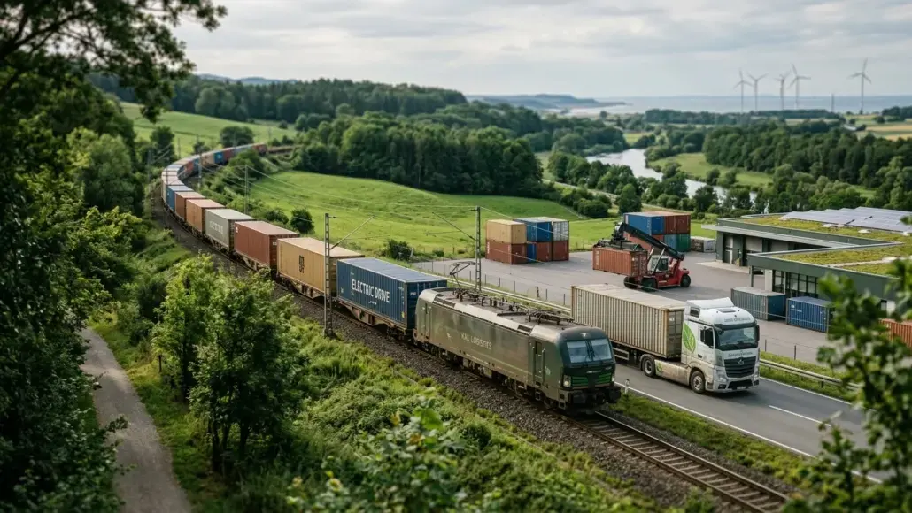 Green Multimodal Transport Achieving Net-Zero Logistics