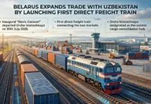 Belarus Launches First Direct Freight Train to Uzbekistan Belarus Launches First Direct Freight Train to Uzbekistan