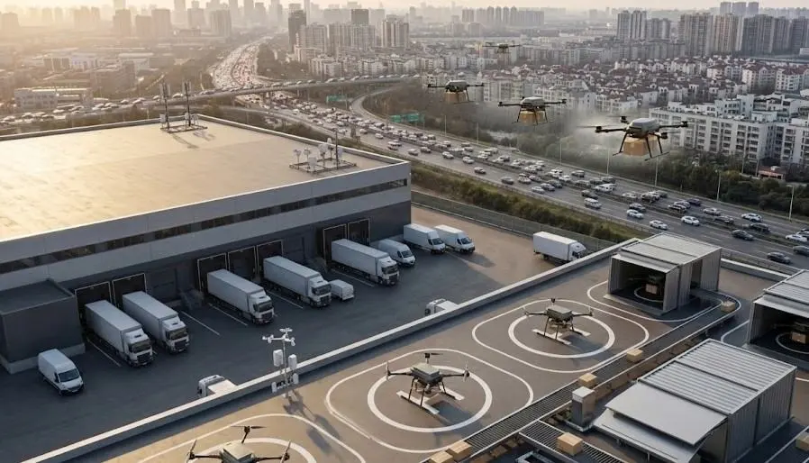 Integrating Last Mile Drones into Modern Global Cargo Hubs 2