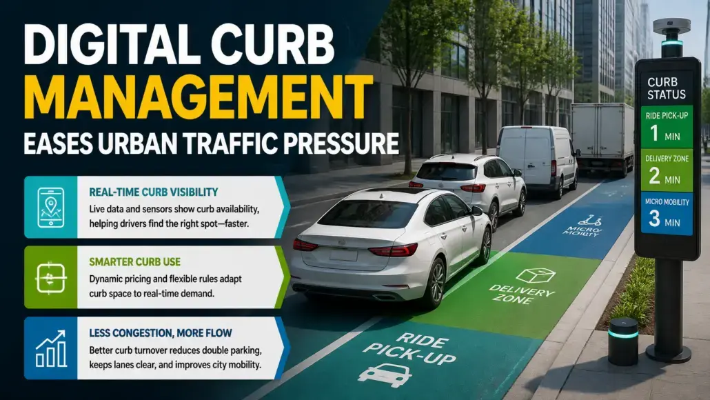 Digital Curb Management Eases Urban Traffic Pressure
