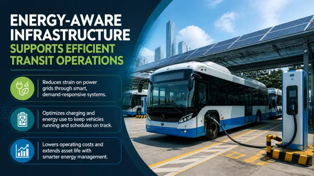 Energy-Aware Infrastructure Supports Efficient Transit Operations