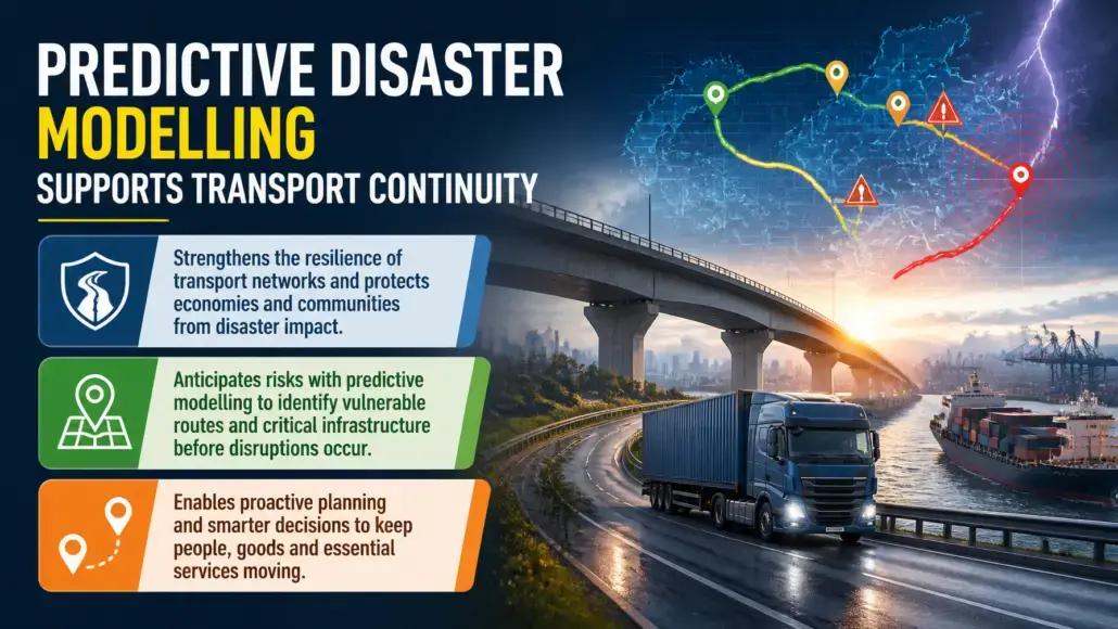Predictive Disaster Modelling Supporting Transport Networks