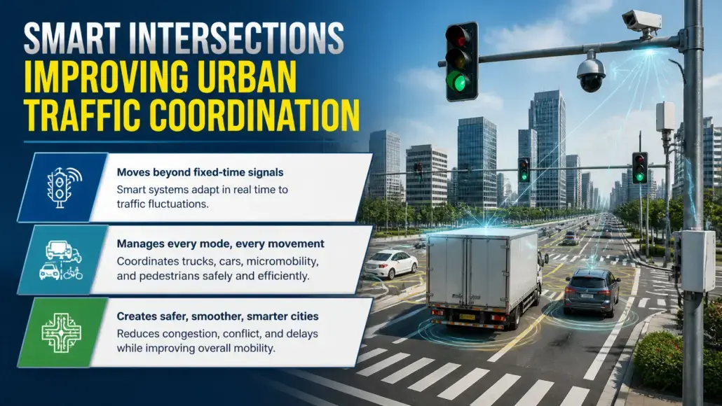 Smart Intersections Improving Urban Traffic Coordination