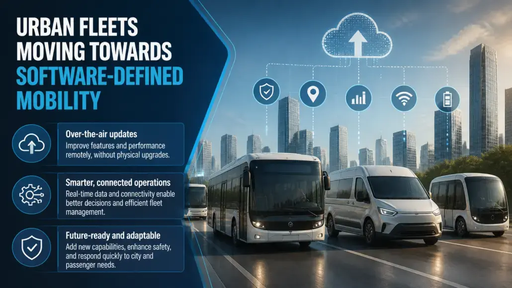 Urban Fleets Moving Towards Software-Defined Mobility