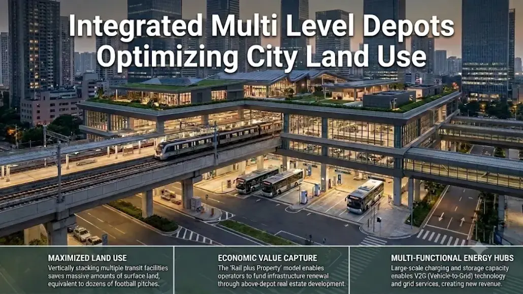 Integrated Multi Level Depots Optimizing City Land Use