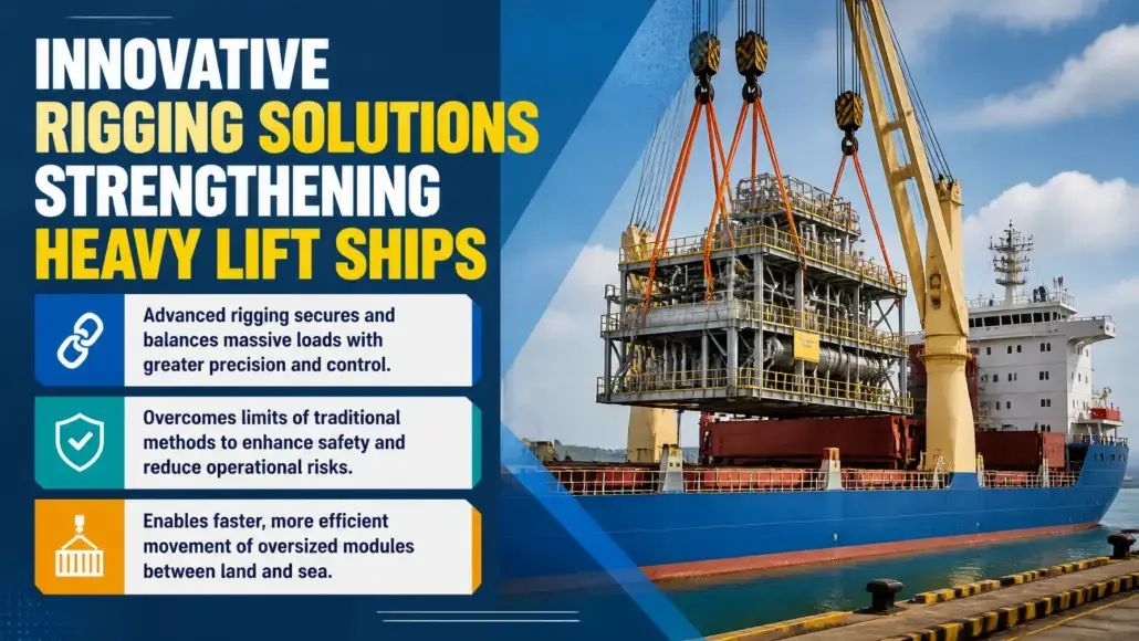 Innovative Rigging Solutions Strengthening Heavy Lift Ships
