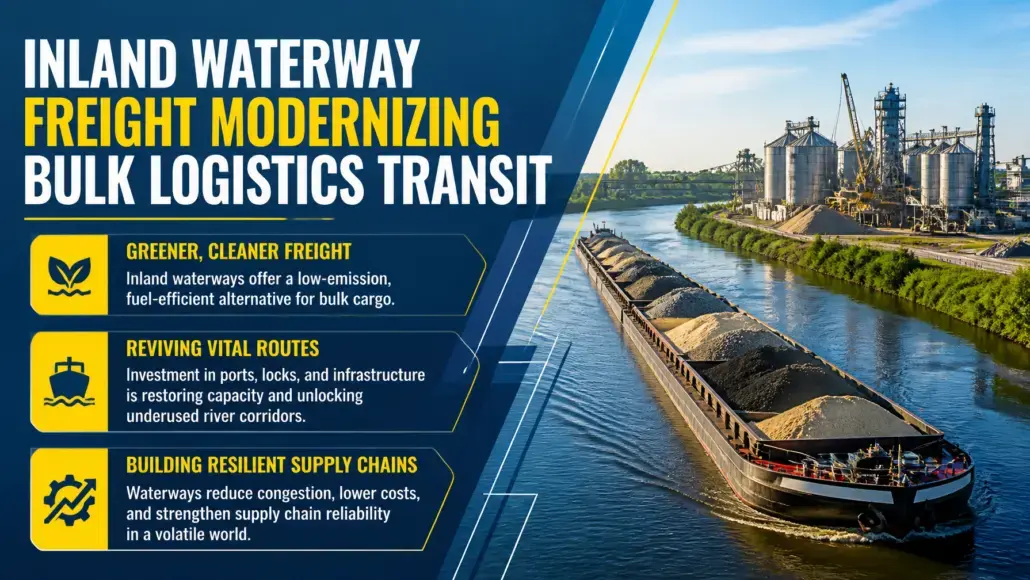 Inland Waterway Freight Modernizing Bulk Logistics Transit