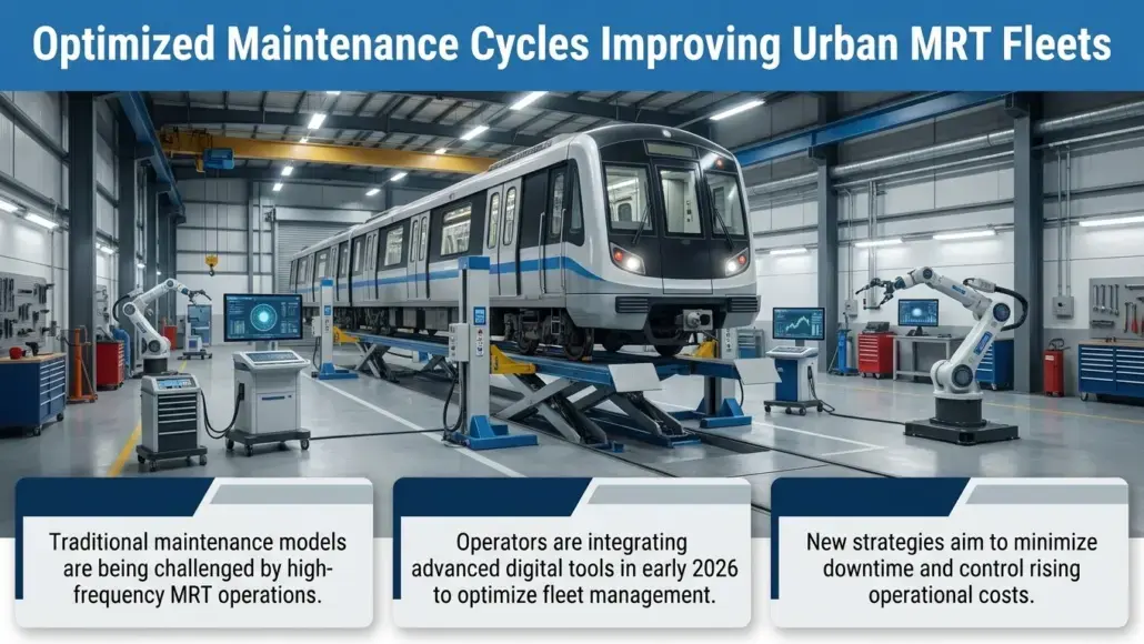 Optimized Maintenance Cycles Improving Urban MRT Fleets