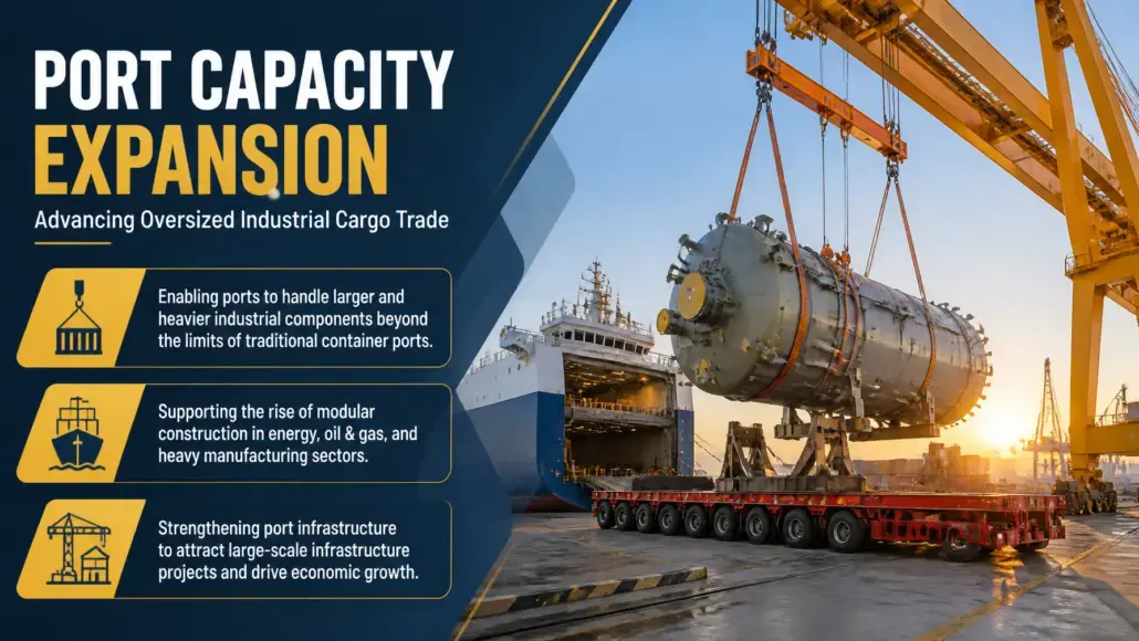 Port Capacity Expansion Advancing Oversized Industrial Cargo Trade