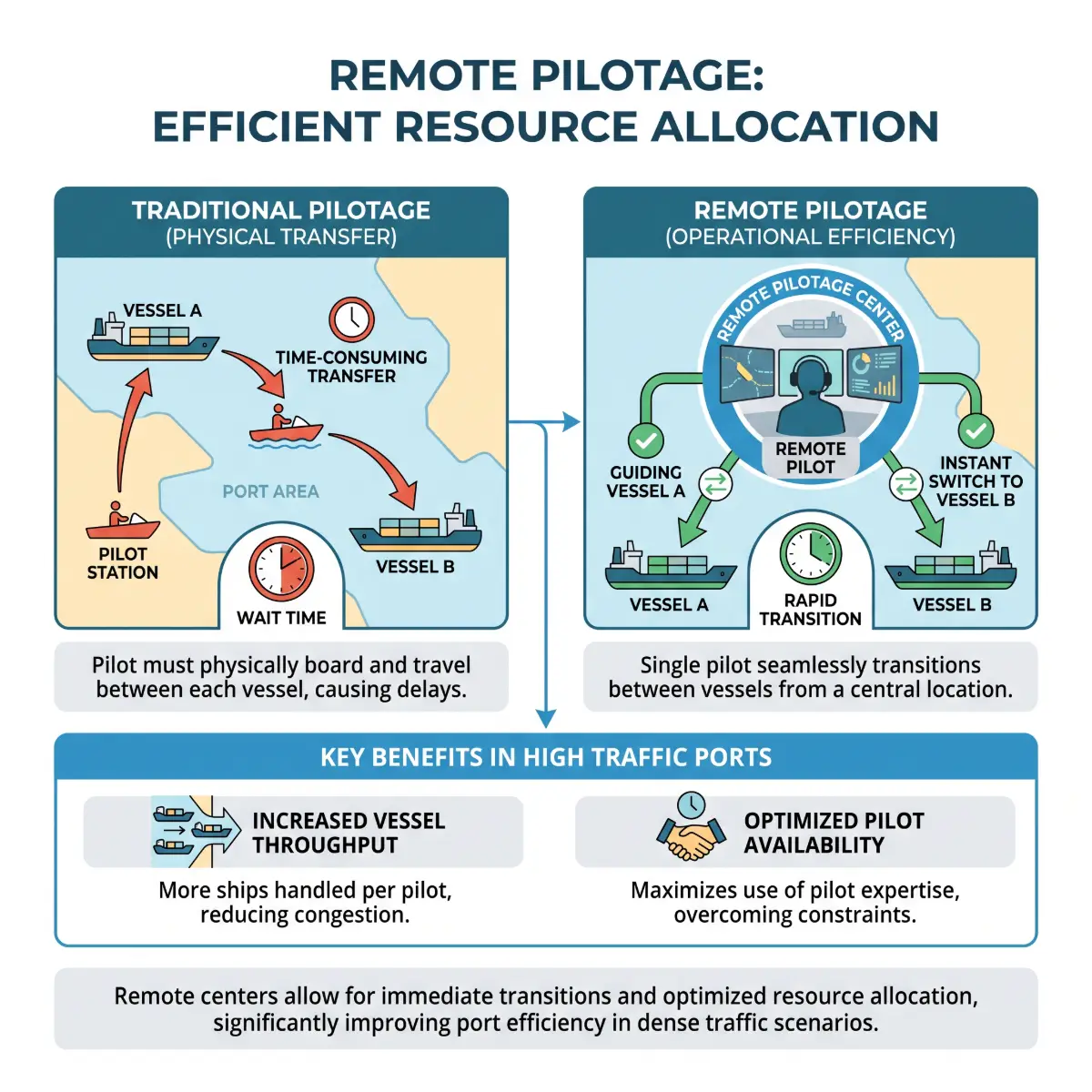 Remote Pilotage Centers Improving Safety in Channels